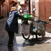 Fliegender Händler Marrakech