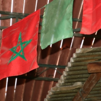 Marokko Fahnen
